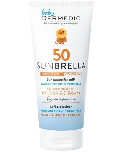 Dermedic Sunbrella Слънцезащитно мляко за деца, SPF50, 100 ml - 1