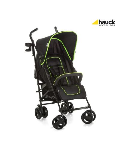 Детска лятна количка Hauck - Speed Plus S, Caviar/Neon Yellow - 1