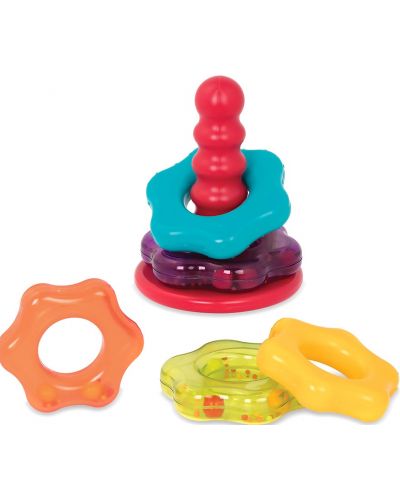 Детска играчка Battat - Цветни рингове - 2