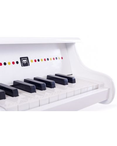 Детско дървено пиано Eurekakids, бяло - 2