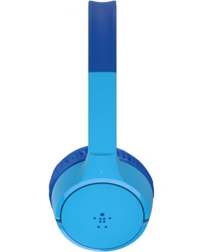 Детски слушалки с микрофон Belkin - SoundForm Mini, безжични, сини - 3