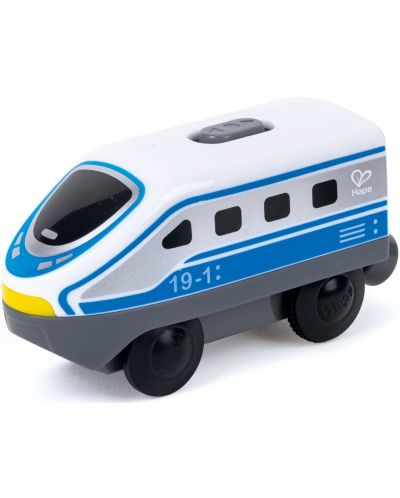 Детска играчка HaPe International - Междуградски локомотив с батерия, син - 1