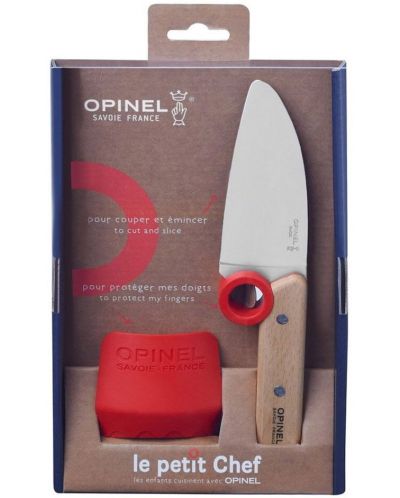 Детски комплект Opinel - Le Petit Chef, 2 части, бук - 2