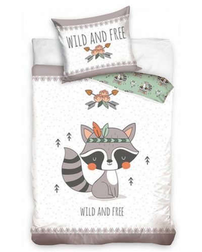 Детски спален комплект от 2 части Sonne - Wild and Free Animals - 1