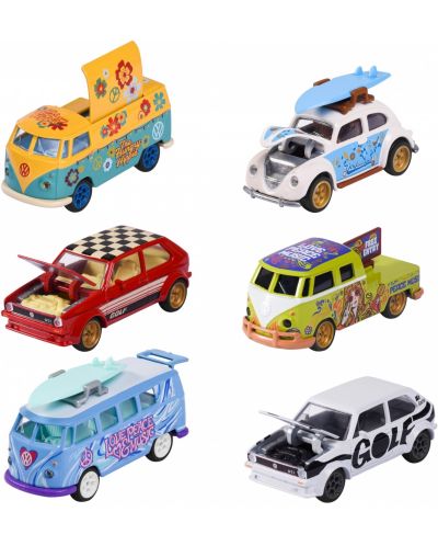Детски колички Majorette VW The Originals - Deluxe Cars, асортимент - 1