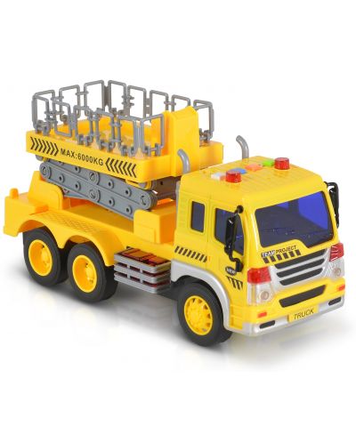 Детска играчка Moni Toys - Камион с вишка, 1:16 - 5