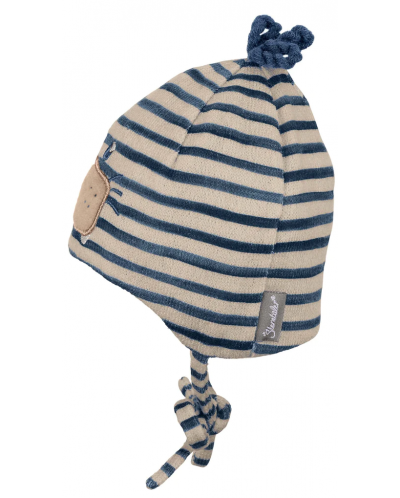 Детска зимна шапка Sterntaler - Бобър, 51 cm, 18-24 месеца, райе - 3