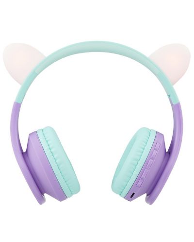 Детски слушалки PowerLocus - P1 Ears, безжични, лилави - 2