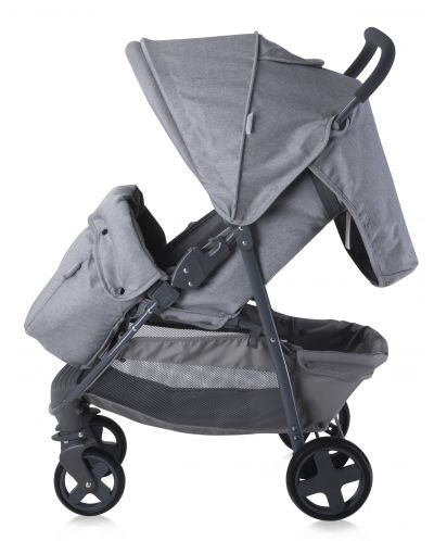 Детска лятна количка с покривало Lorelli - Martina, Cool Grey - 3