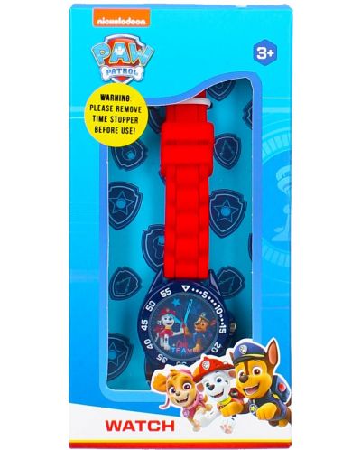 Детски часовник Vadobag Kids Time - Paw Patrol, Dynamic Pups, червен - 4