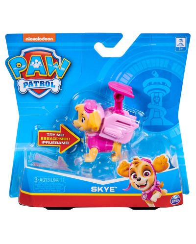 Детска играчка Spin Master Paw Patrol - Екшън куче,Скай - 1
