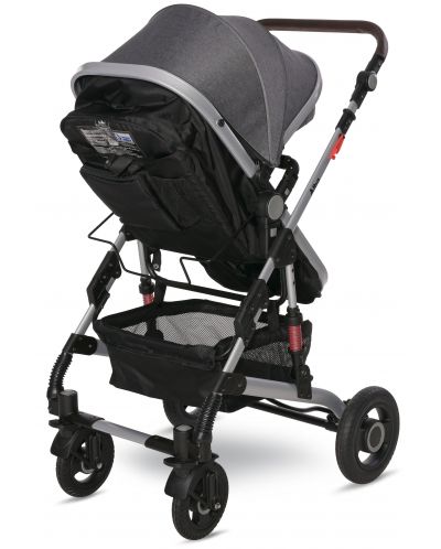 Детска количка Lorelli - Alba Premium, Steel Grey - 8