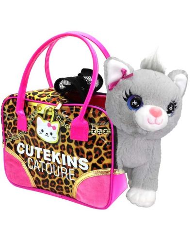 Детска играчка Cutekins - Коте с чанта Catoure - 2