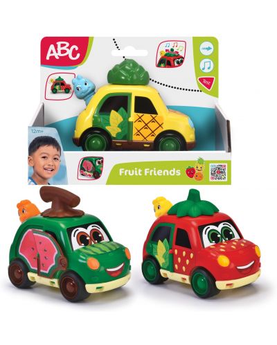 Детска играчка Dickie Toys - Количка ABC Fruit Friends, асортимент - 5