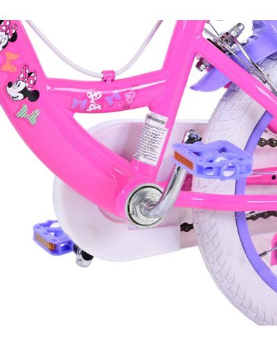 Детски велосипед с помощни колела E&L cycles - Дисни, Мини Маус, 14'' - 8