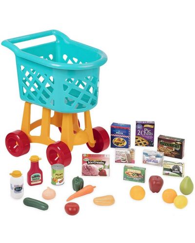 Детски комплект Battat - Пазарска количка с продукти - 2