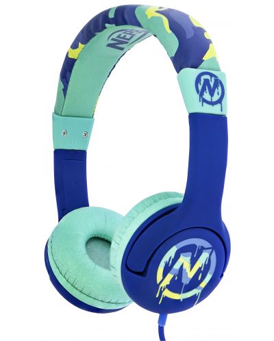 Детски слушалки OTL Technologies - Nerf, сини - 1