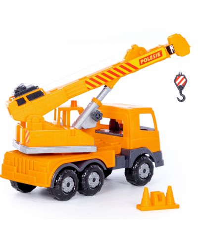 Детска играчка Polesie Toys - Камион с кран - 3