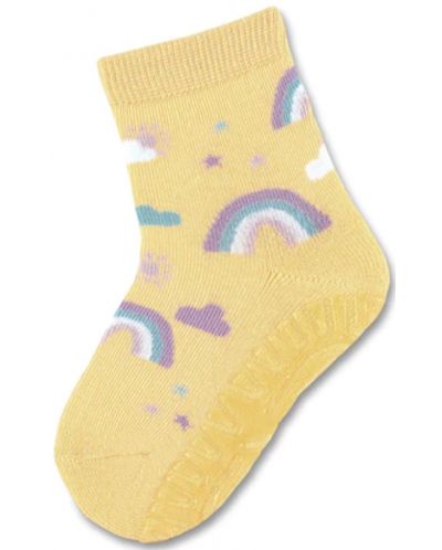 Детски чорапи със силиконова подметка Sterntaler - С дъга, 27/28 размер, 4-5 години - 1