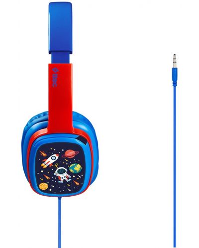 Детски слушалки ttec - SoundBuddy, сини/червени - 3