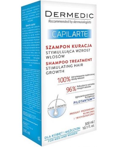 Dermedic Capilarte Шампоан за растеж на косата, 300 ml - 2