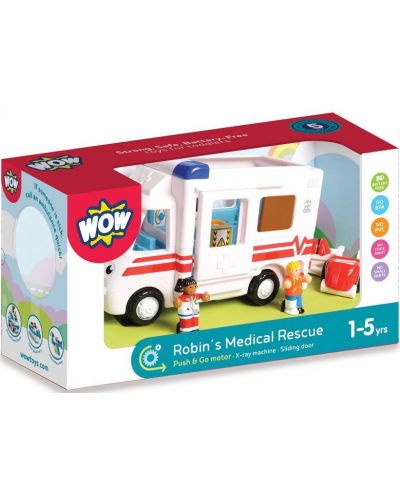 Детска играчка Wow Toys - Линейката на Робин - 7
