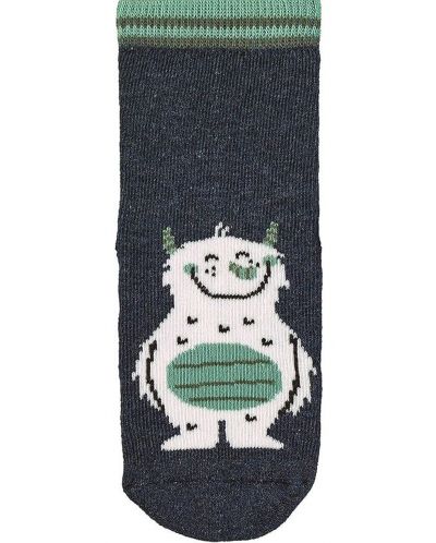 Детски чорапи със силикон Sterntaler - Fli Air, сиви, 21/22, 18-24 месеца - 3