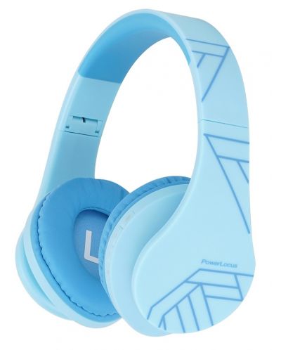 Детски слушалки PowerLocus - P2, безжични, сини - 1