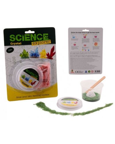 Детска играчка Johntoy Science explorer - Експерименти с кристали - 1