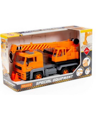 Детска играчка Polesie - Камион с кран Diamond - 3