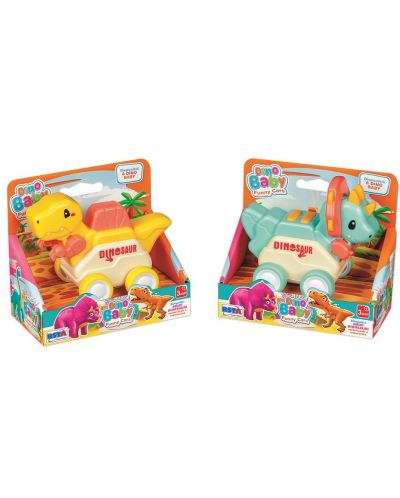 Детска играчка RS Toys - Мини динозавърче на колела, асортимент - 2