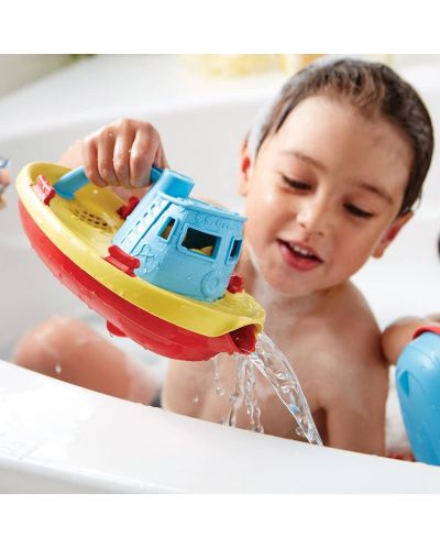 Детска играчка Green Toys - Лодка влекач, синя - 2