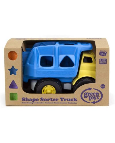 Детски сортер Green Toys - Камионче, с 4 формички - 3