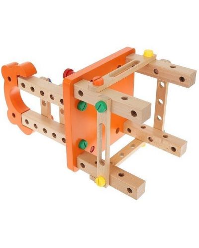Детска игра Kruzzel - Стол за сглобяване, 54 части - 2