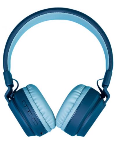 Детски слушалки PowerLocus - Louise&Mann 3, безжични, сини - 2