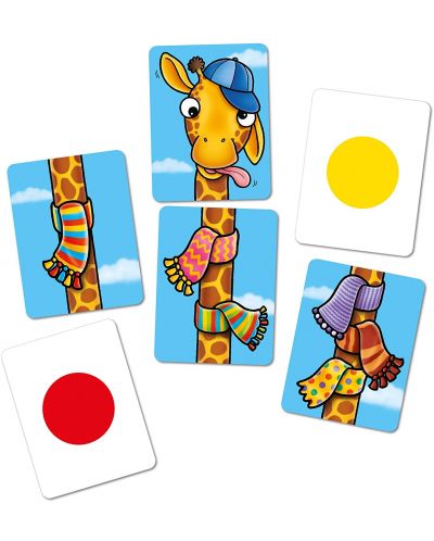 Детска образователна игра Orchard Toys - Жирафи с шалове - 3