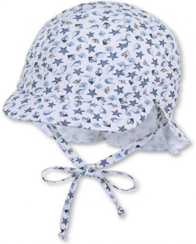 Детска лятна шапка с UV 50+ защита Sterntaler - С платка на тила, 53 cm, 2-4 години - 1