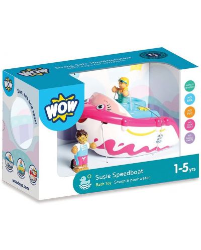 Детска играчка WOW Toys - Моторницата на Сузи - 5