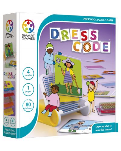 Детска логическа игра Smart Games - Дрескод - 1
