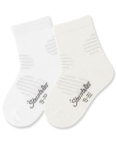 Детски чорапи Sterntaler - 15/16 размер, 4-6 месеца, 2 чифта - 1
