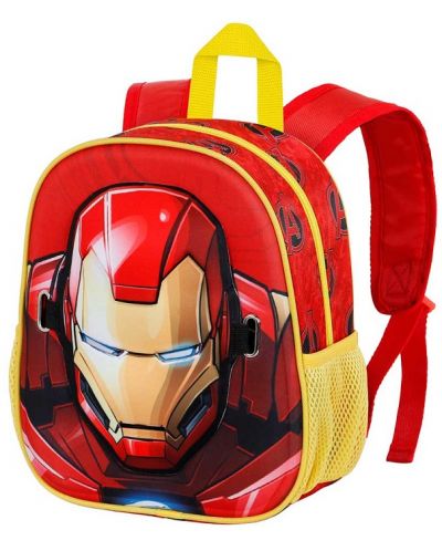 Раница за детската градина Karactermania Iron Man - Armour, 3D, с маска - 5