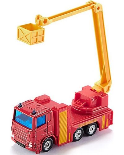 Детска играчка Siku - Пожарен камион с подвижно рамо - 1