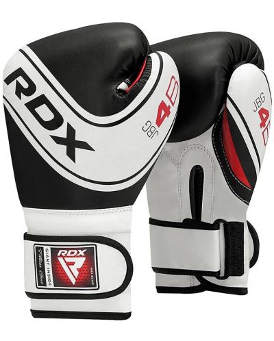 Детски боксови ръкавици RDX - 4B Robo , бели/черни - 1
