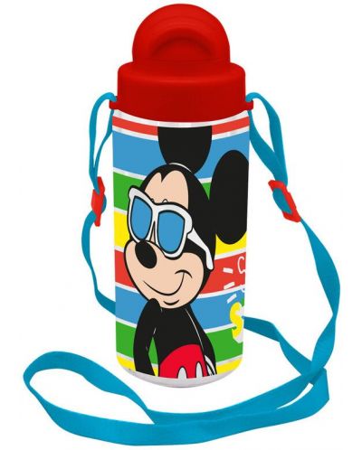 Детска бутилка за вода Disney - Mickey, 500 ml - 1