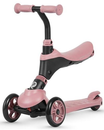 Детски скутер 5 в 1 QPlay - Sema, Pearl Pink - 4