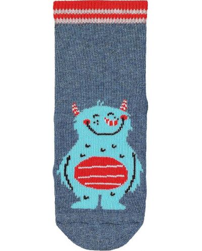 Детски чорапи със силикон Sterntaler - Fli Air, сини, 21/22, 18-24 месеца - 3