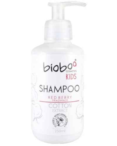 Детски шампоан за коса с екстракт от памук Bioboo Kids - 250 ml - 1