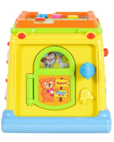 Детска музикална играчка Hola Toys - Училищен автобус - 2