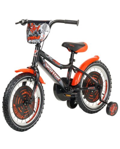 Детски велосипед Venera Bike - Xtreme Visitor, 16'', черен - 1