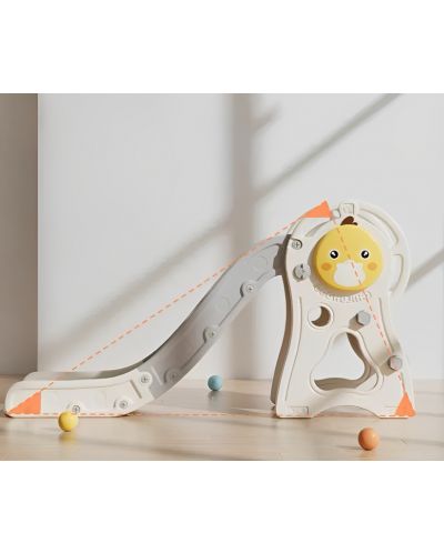 Детска пързалка Sonne - Ducky, сива, 160 cm - 2